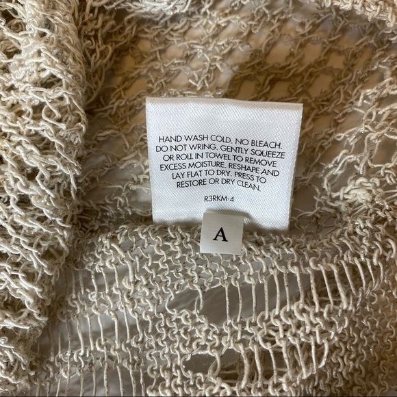 Eileen Fisher Open Weave Crochet Sweater. Size S - Picture 5 of 7